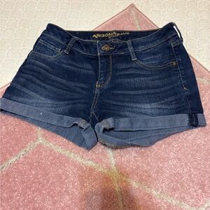 Arizona Jean Company Women's Deep Indigo Denim Shorts